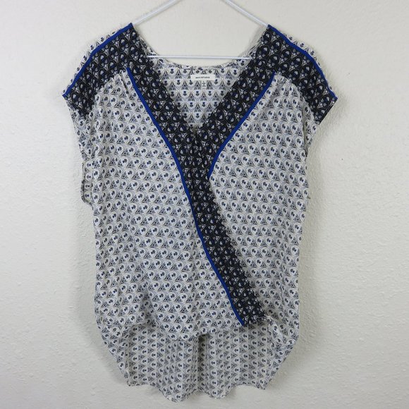 Max Studio Tops - Max Studio Faux Wrap Hi Lo Sleeveless Shirt